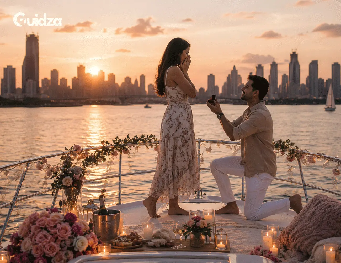 Maharashtra: Private Yacht Proposal Experience at Mumbai Harbour with Transportation 3