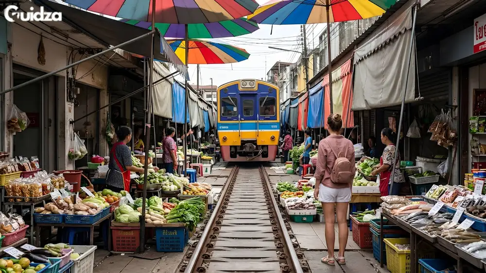 Bangkok: Samut Songkhram Day Trip with Railway & Floating Markets with Transfers 1