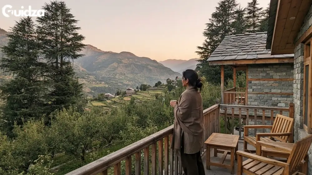 Himachal Pradesh: Naggar Hills Luxury Mountain Retreat with Transfers 1