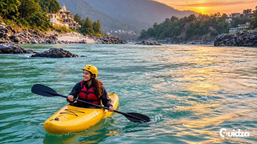 Uttarakhand: Rishikesh Sunrise Ganga Kayaking with Transfers 1