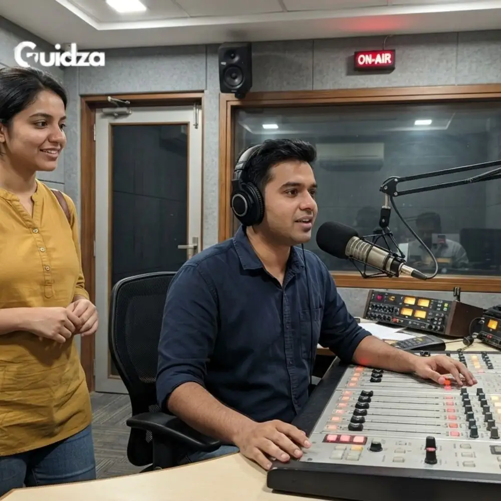 Maharashtra: Radio Station Live Show Experience with Transfers 4