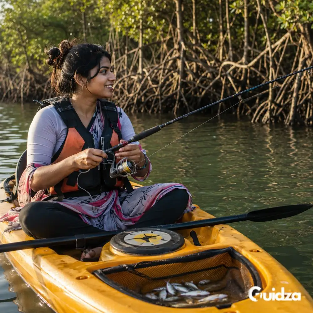 Maharashtra: Kayak Fishing & Mangrove Adventure Experience in Khavane, Vengurla with Transfers 4