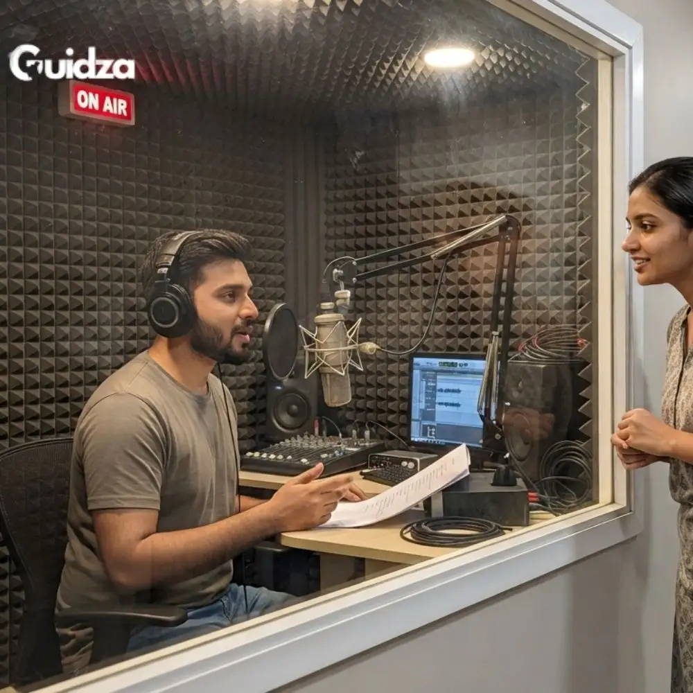 Maharashtra: Radio Station Live Show Experience with Transfers 3