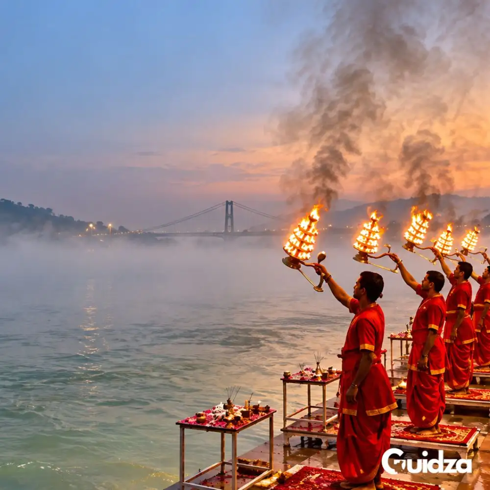 Uttarakhand: Ganga Aarti at Triveni Ghat with Transfers 5