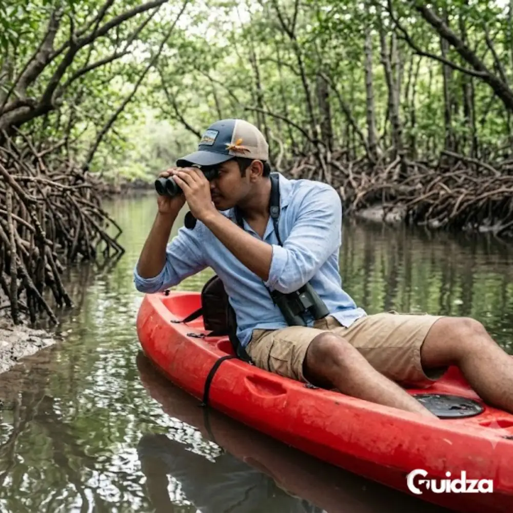 Maharashtra: Kayak Fishing & Mangrove Adventure Experience in Khavane, Vengurla with Transfers 5